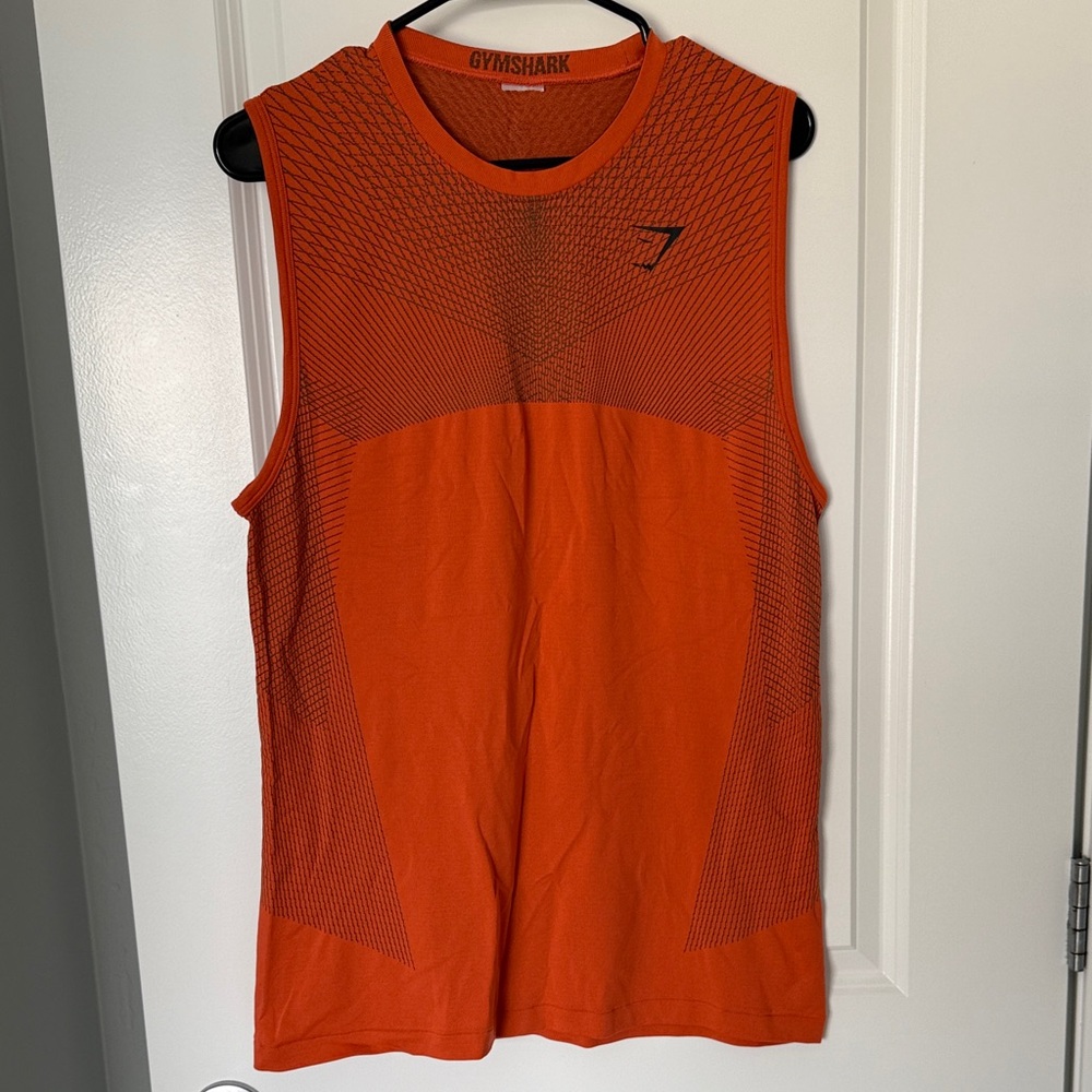 Gymshark Vibrant Orange Men's Tank Top